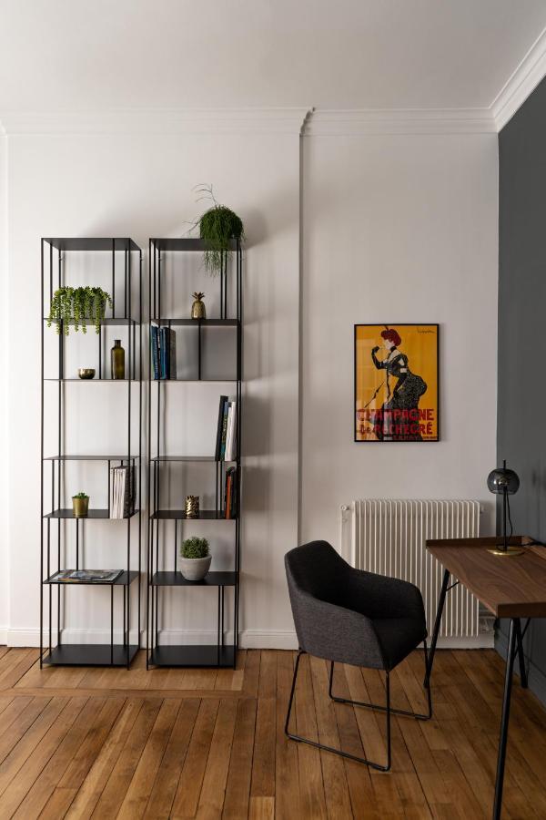 Centre Ville - Appartement 3 Chambres & Terrasse - La Cle Des Sacres 랭스 외부 사진